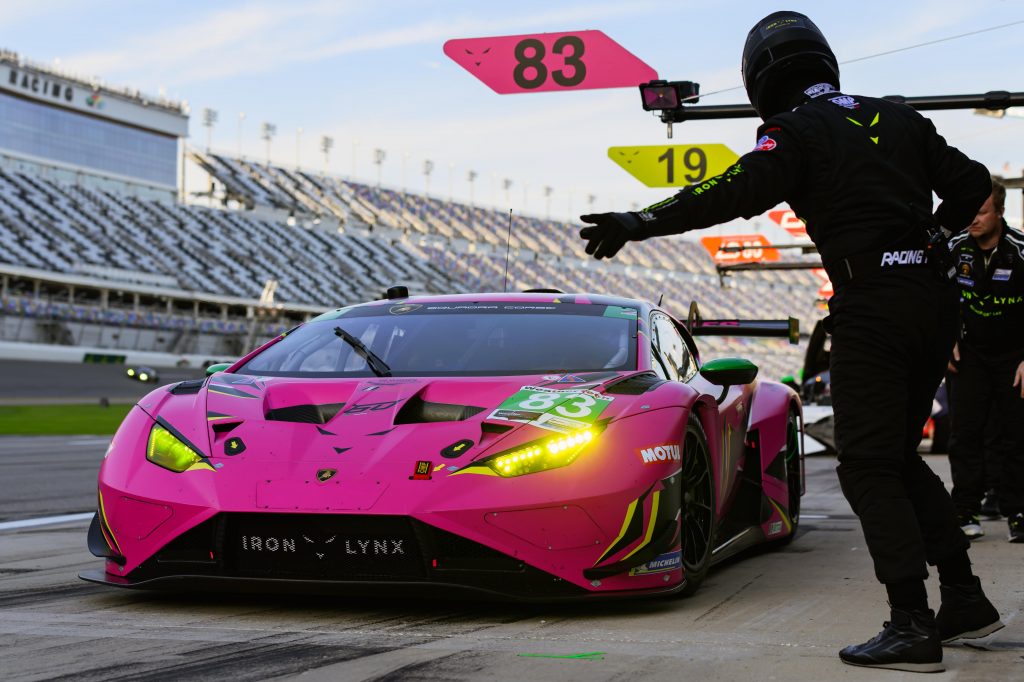 Lamborghini in action